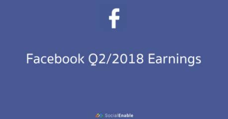 Facebook รายงานผล Q2’2018 | การเติบโตที่ชะลอตัว