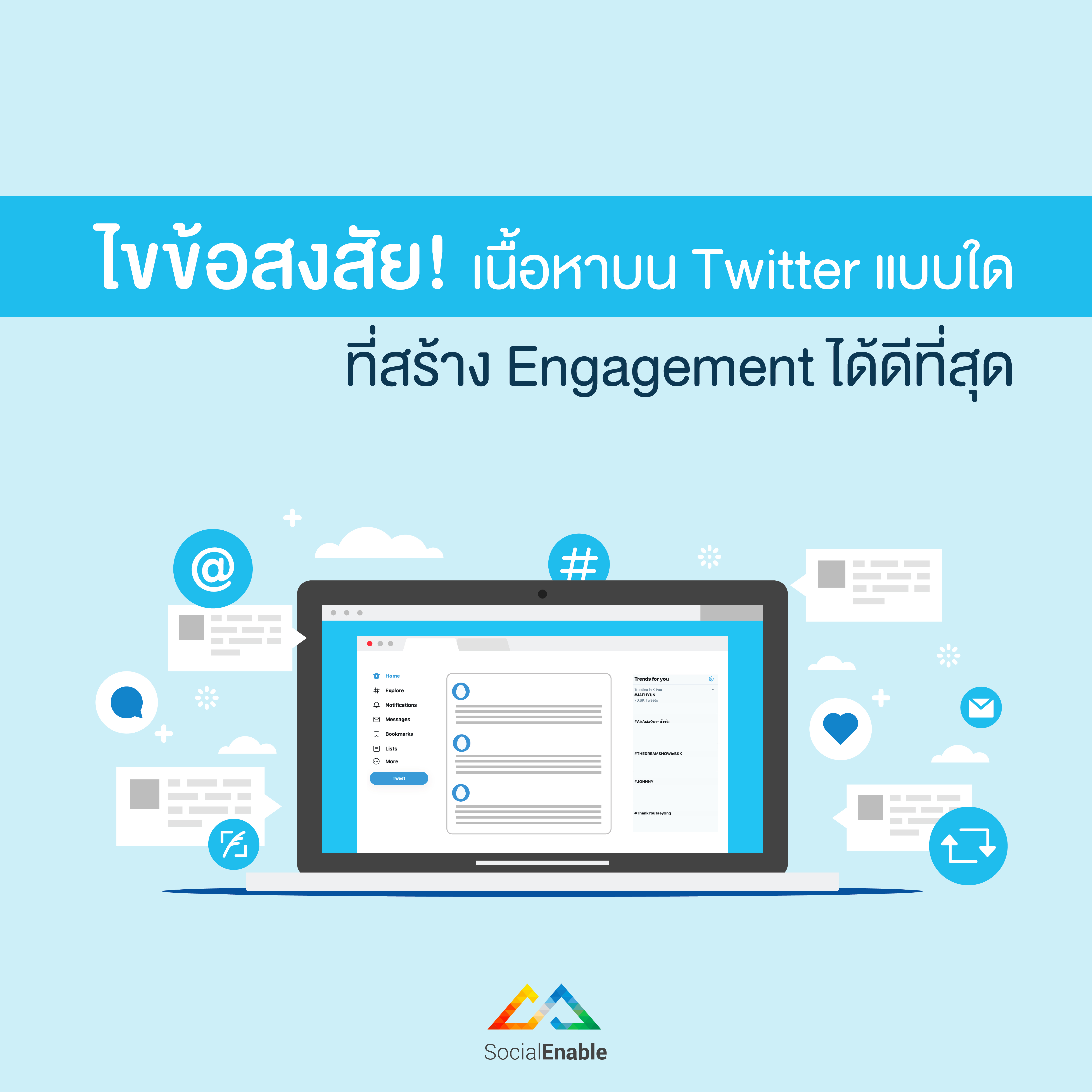 ไขข้อสงสัย! เนื้อหาบน Twitter แบบใด ที่สร้าง Engagement ได้ดีที่สุด